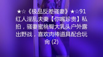 ★☆《极品反差骚妻》★☆91红人淫乱夫妻【你嘴珍贵】私拍，骚妻蜜桃臀大乳头户外露出野战，喜欢肉棒道具配合玩肏 (2)